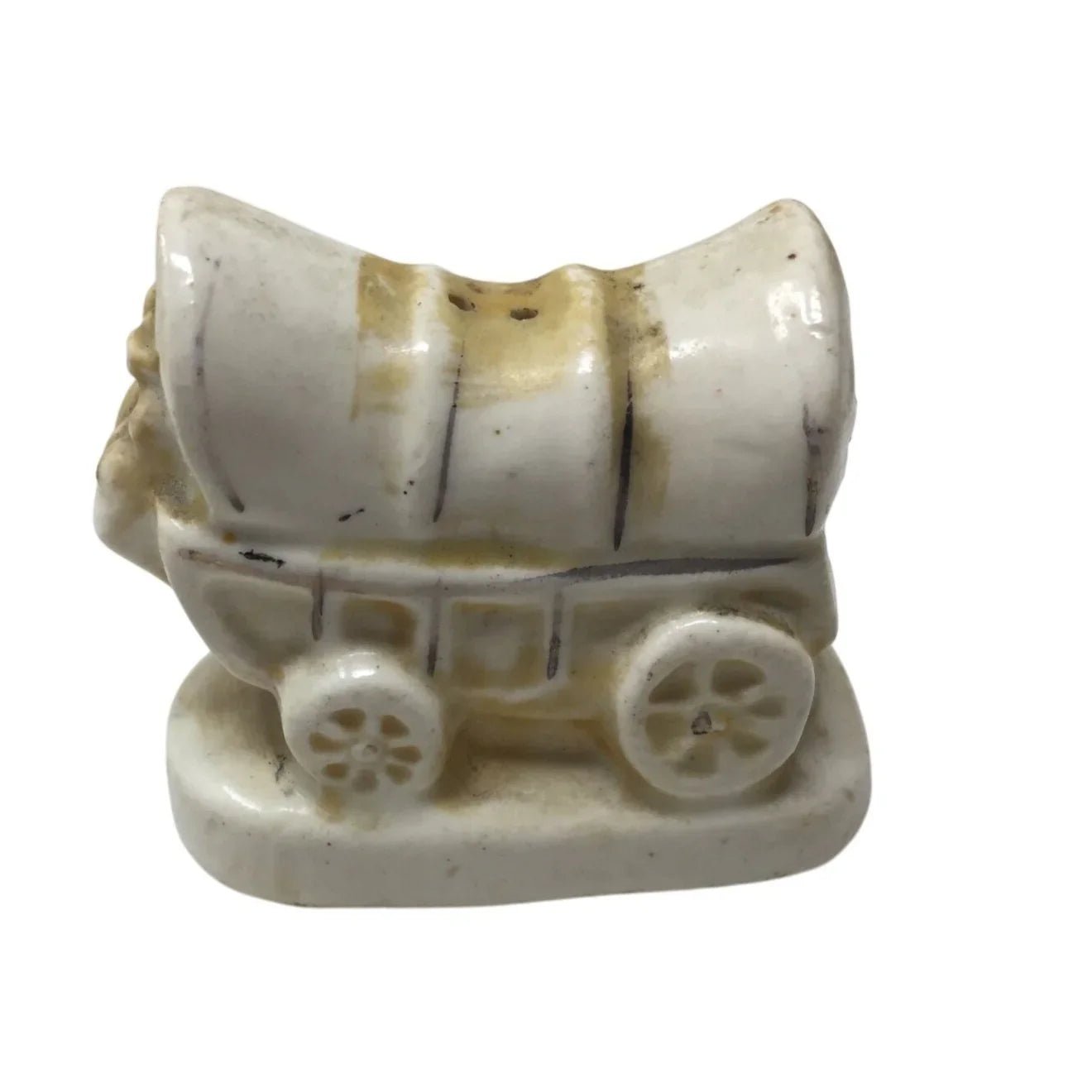 Vintage Ceramic 1950s Covered Wagon Salt/Pepper Shaker (1) - A+ Stuff - Salt & Pepper Shakers - A+ Stuff