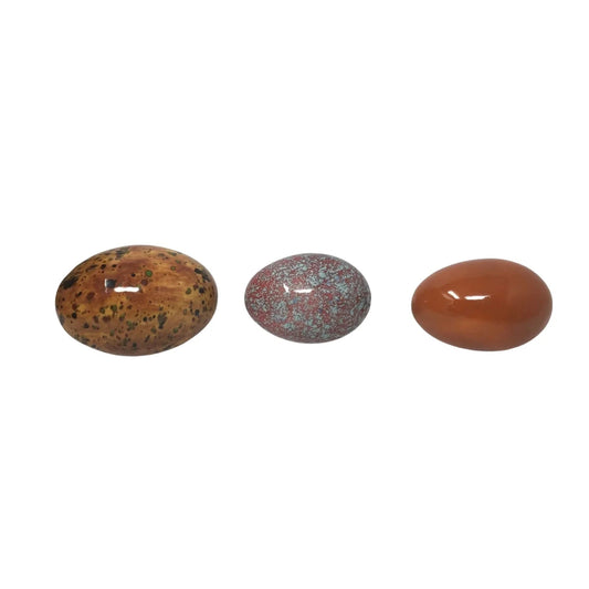 Vintage Ceramic Colorful Speckled Easter Eggs (3) - A+ Stuff - Seasonal & Holiday Decorations - A+ Stuff