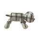 Vintage Ceramic Plaid Puppy Dog Planter/Pot - A+ Stuff - Vaes or Planter - A+ Stuff