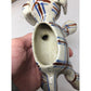 Vintage Ceramic Plaid Puppy Dog Planter/Pot - A+ Stuff - Vaes or Planter - A+ Stuff