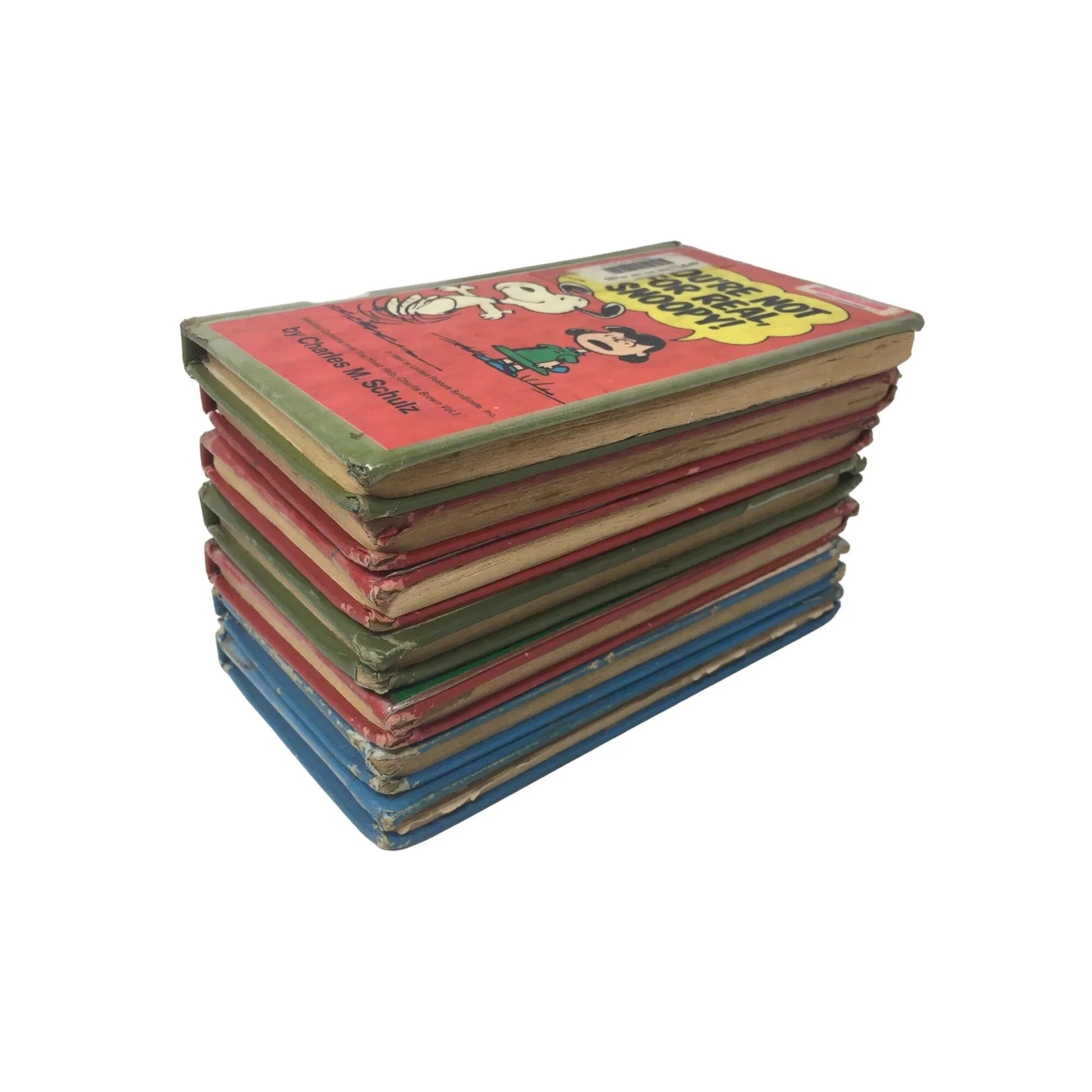 Vintage Charlie Brown Snoopy Peanuts Hardcover Books (7) by Charles Schulz - A+ Stuff
