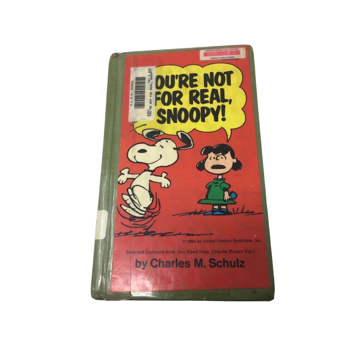 Vintage Charlie Brown Snoopy Peanuts Hardcover Books (7) by Charles Schulz - A+ Stuff