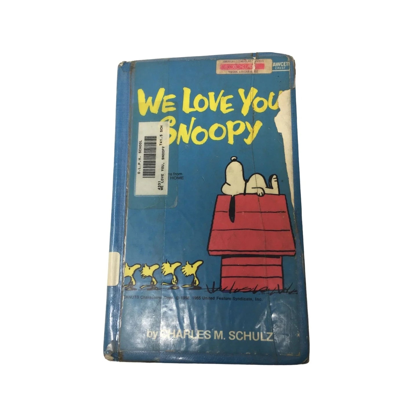 Vintage Charlie Brown Snoopy Peanuts Hardcover Books (7) by Charles Schulz - A+ Stuff