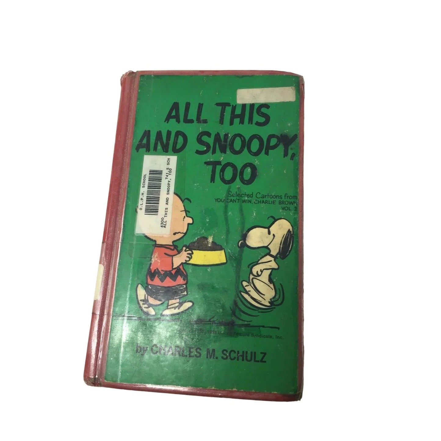 Vintage Charlie Brown Snoopy Peanuts Hardcover Books (7) by Charles Schulz - A+ Stuff
