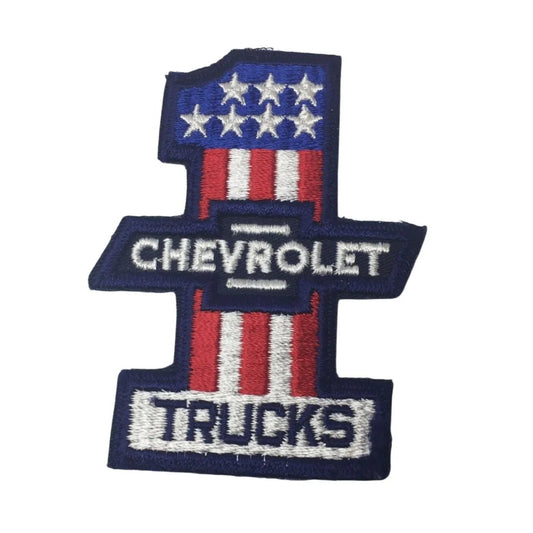 Vintage Chevrolet Trucks Number One (1) Embroidered Patch - A+ Stuff - Collectibles - A+ Stuff