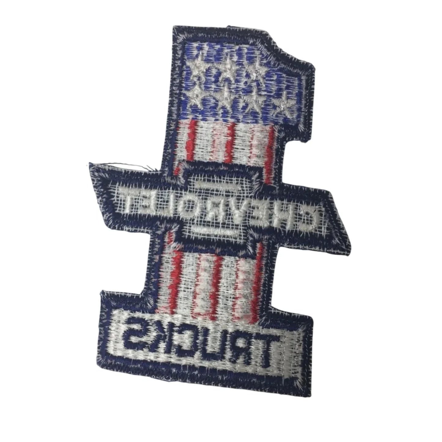 Vintage Chevrolet Trucks Number One (1) Embroidered Patch - A+ Stuff - Collectibles - A+ Stuff