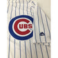 Vintage Chicago Cubs Kris Bryant 17 White and Blue Striped Button Jersey Size 2XL - majestic - Shirts & Tops - A+ Stuff
