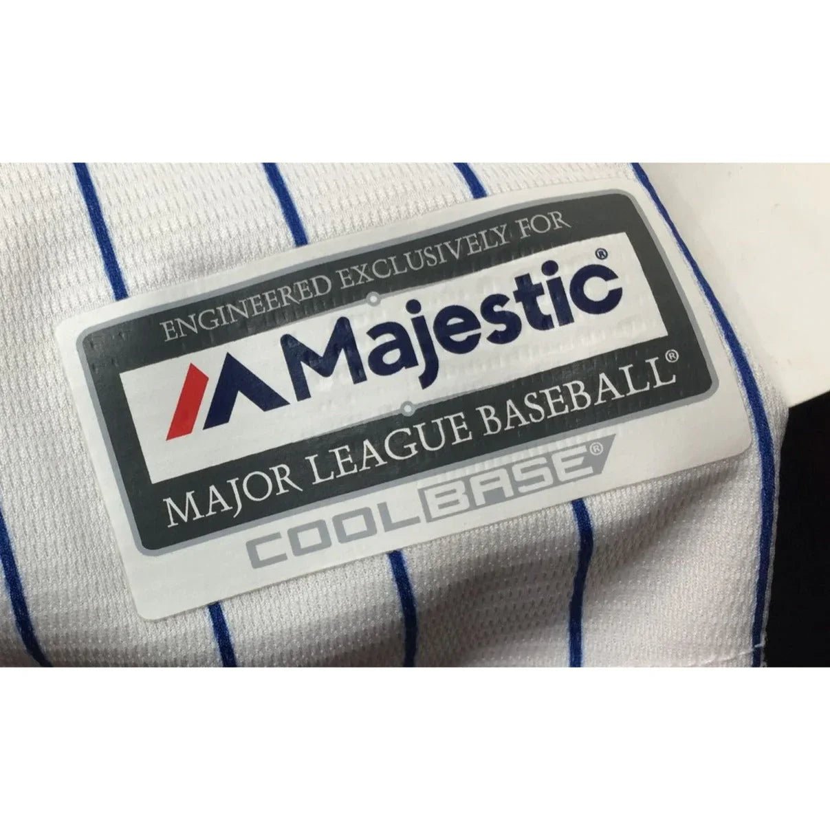 Vintage Chicago Cubs Kris Bryant 17 White and Blue Striped Button Jersey Size 2XL - majestic - Shirts & Tops - A+ Stuff