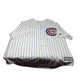 Vintage Chicago Cubs Kris Bryant 17 White and Blue Striped Button Jersey Size 2XL - majestic - Shirts & Tops - A+ Stuff