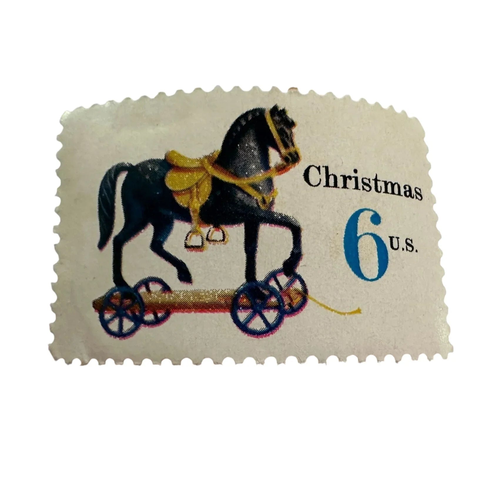 VINTAGE CHRISTMAS 6 CENT POSTAGE STAMP - A+ Stuff - Stamp - A+ Stuff