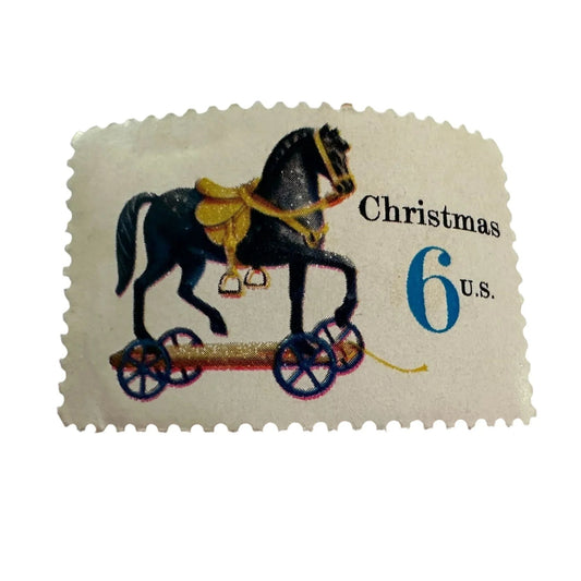 VINTAGE CHRISTMAS 6 CENT POSTAGE STAMP - A+ Stuff - Stamp - A+ Stuff