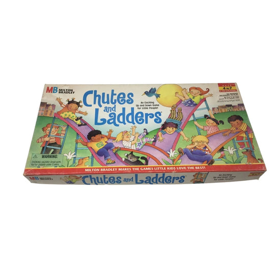 Vintage Chutes and Ladders MILTON BRADLEY Company Board Game (Incomplete) - A+ Stuff