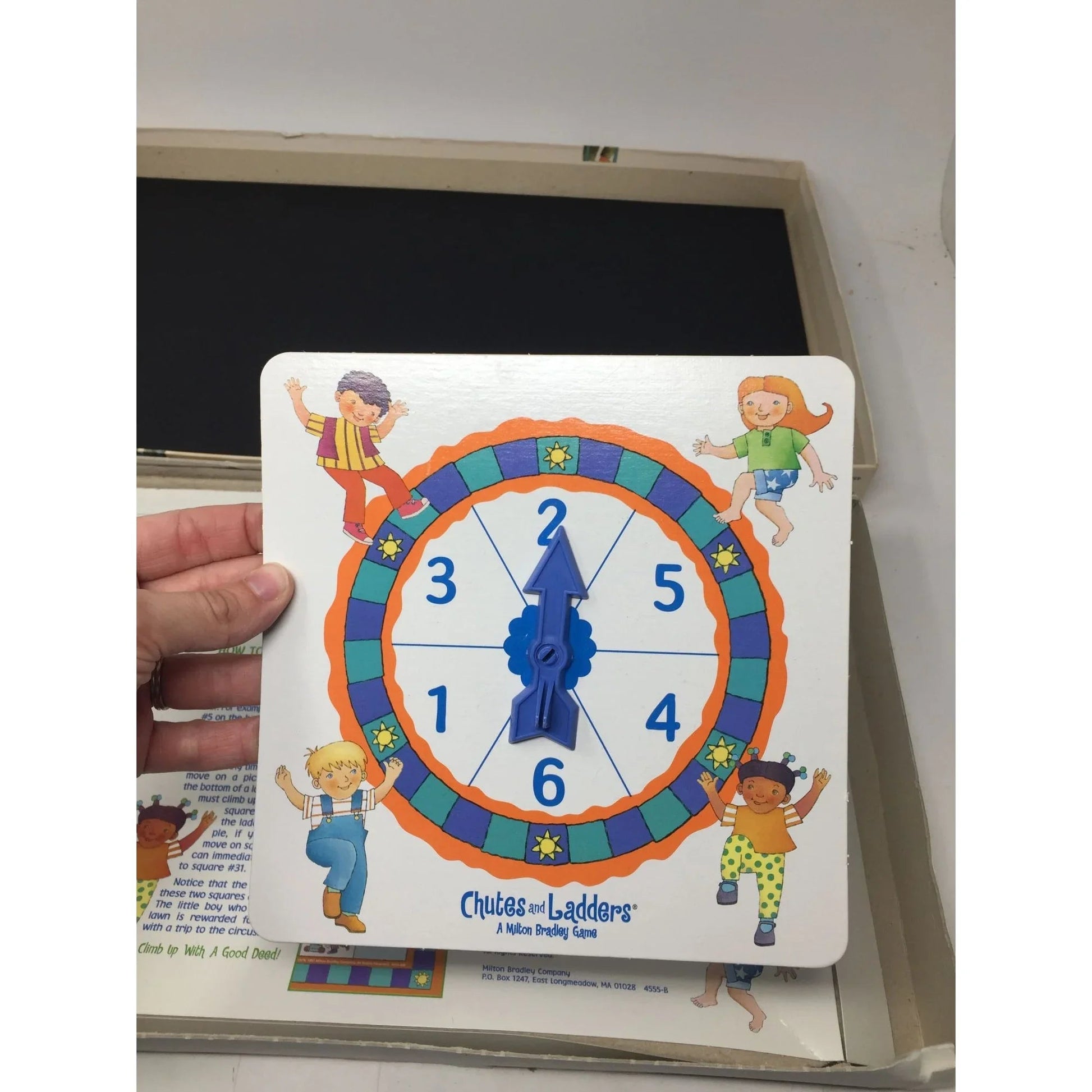 Vintage Chutes and Ladders MILTON BRADLEY Company Board Game (Incomplete) - A+ Stuff