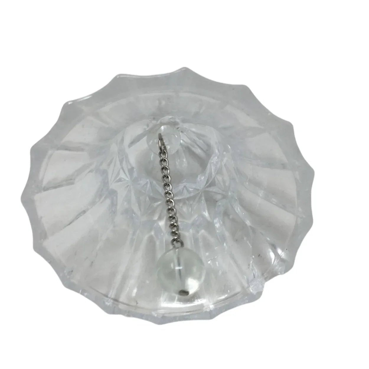 Vintage Clear Crystal Cut Glass Hand Bell with Bird on Top - A+ Stuff - Collectibles - A+ Stuff