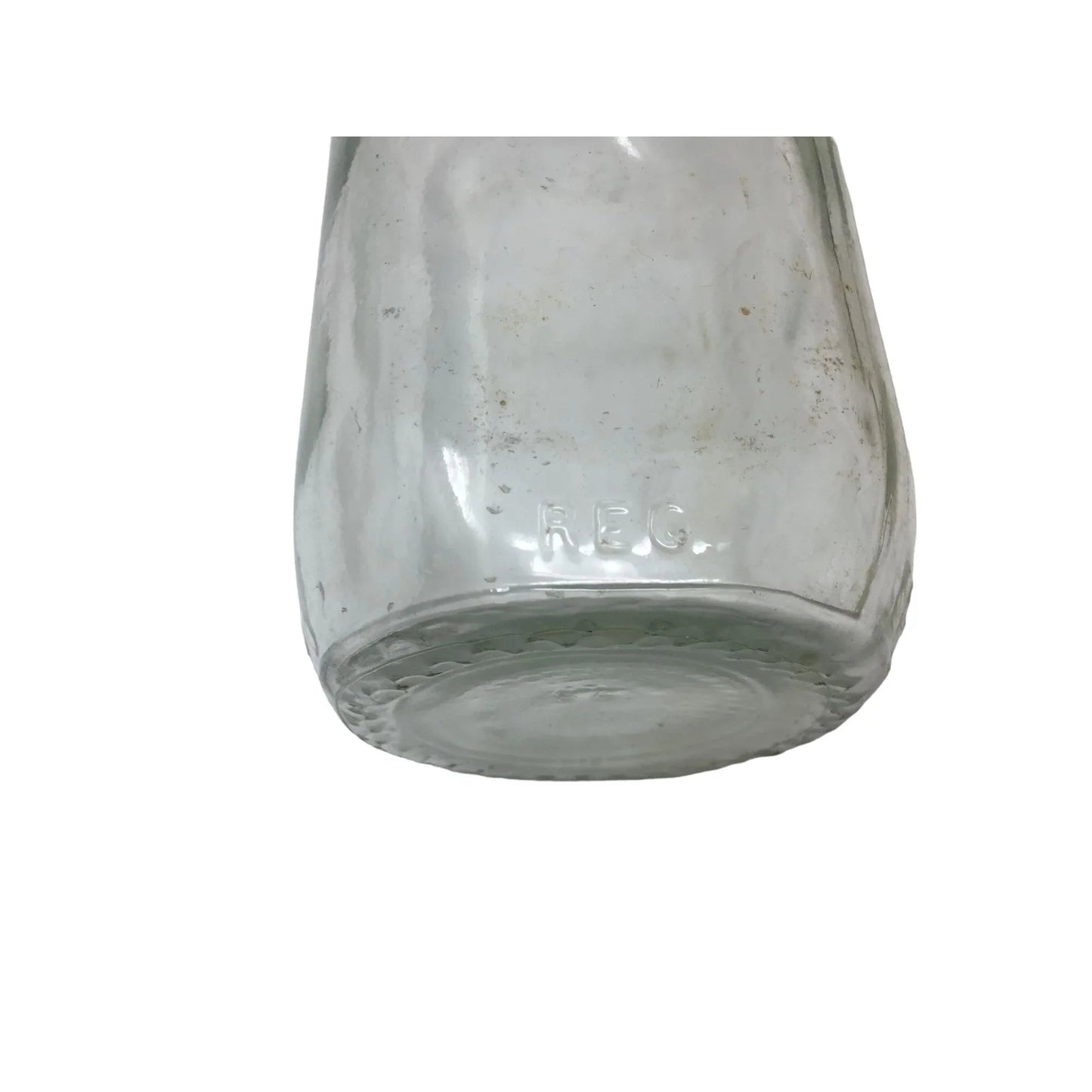 Vintage Clear Glass 1 Quart Milk Jug/Bottle (25 78 on the bottom) - A+ Stuff