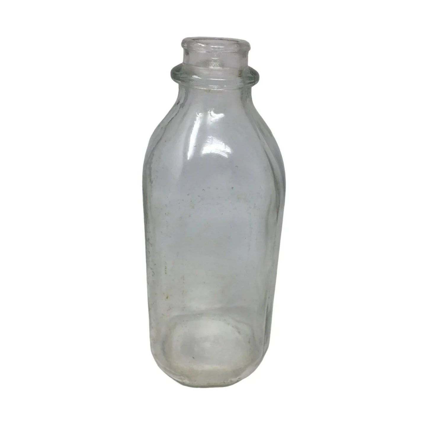 Vintage Clear Glass 1 Quart Milk Jug/Bottle (25 78 on the bottom) - A+ Stuff