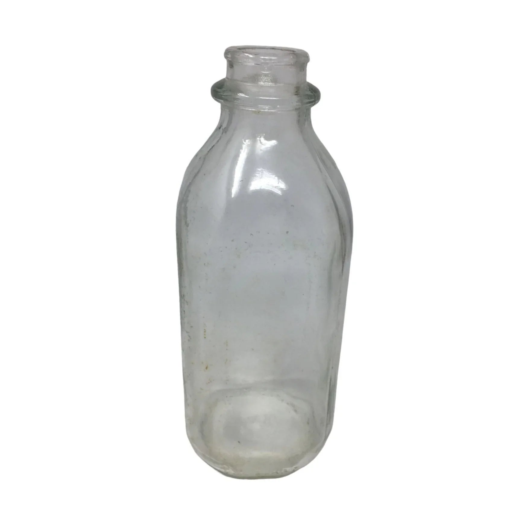 Vintage Clear Glass 1 Quart Milk Jug/Bottle (25 78 on the bottom) - A+ Stuff
