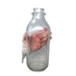 Vintage Clear Glass 1 Quart Milk Jug/Bottle (25 80 on the bottom) - unbranded - Milk Jar - A+ Stuff