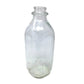Vintage Clear Glass 1 Quart Milk Jug/Bottle (25 80 on the bottom) - unbranded - Milk Jar - A+ Stuff