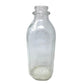 Vintage Clear Glass 1 Quart Milk Jug/Bottle (25 80 on the bottom) - unbranded - Milk Jar - A+ Stuff