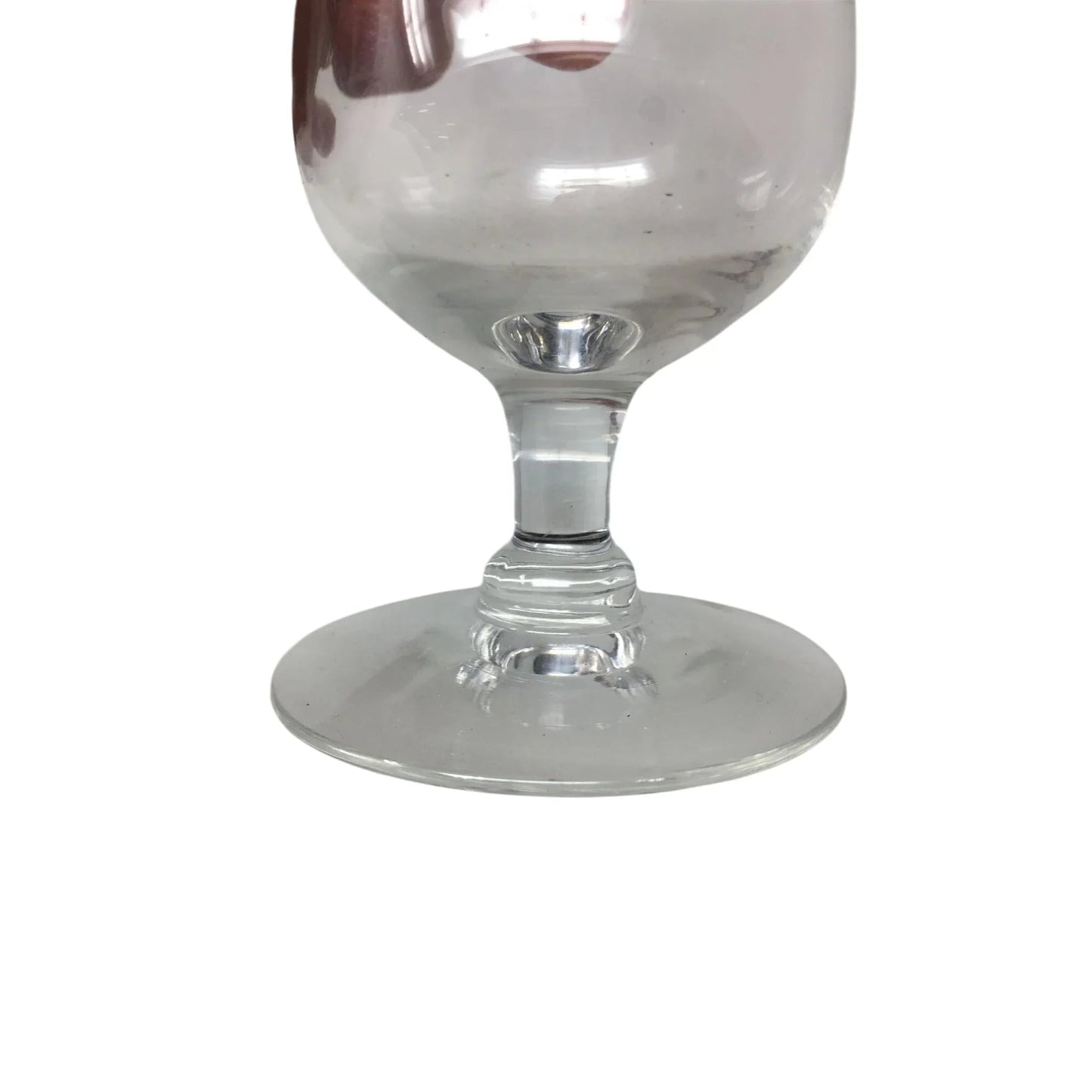 Vintage Clear Glass Footed Flute Glass - A+ Stuff - Glass - A+ Stuff