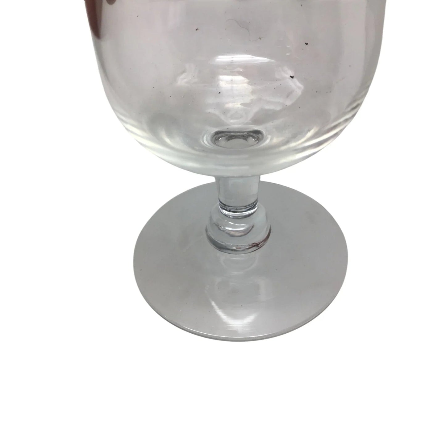 Vintage Clear Glass Footed Flute Glass - A+ Stuff - Glass - A+ Stuff