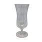 Vintage Clear Glass Footed Flute Glass - A+ Stuff - Glass - A+ Stuff