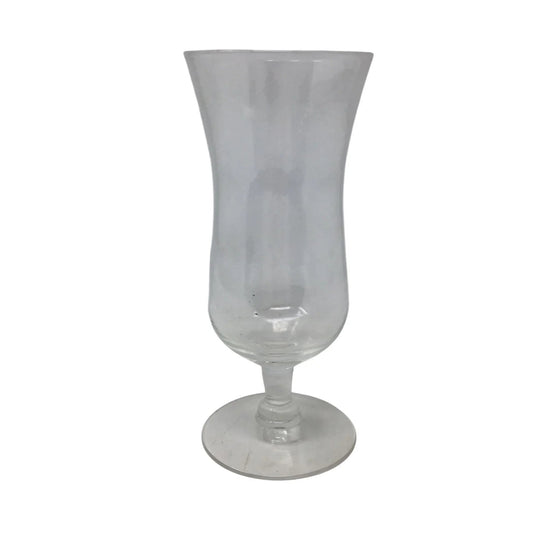 Vintage Clear Glass Footed Flute Glass - A+ Stuff - Glass - A+ Stuff