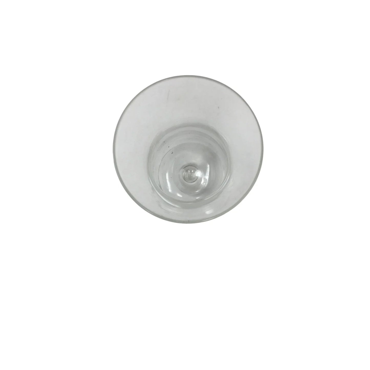 Vintage Clear Glass Footed Flute Glass - A+ Stuff - Glass - A+ Stuff