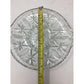Vintage Clear Glass Round Divided Serving/Relish Dish with Handles - A+ Stuff