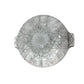 Vintage Clear Glass Round Divided Serving/Relish Dish with Handles - A+ Stuff