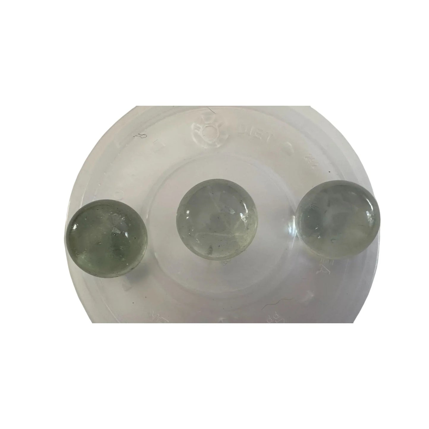 Vintage Clear Glass Shooter Marbles (3) - A+ Stuff - Collectibles - A+ Stuff