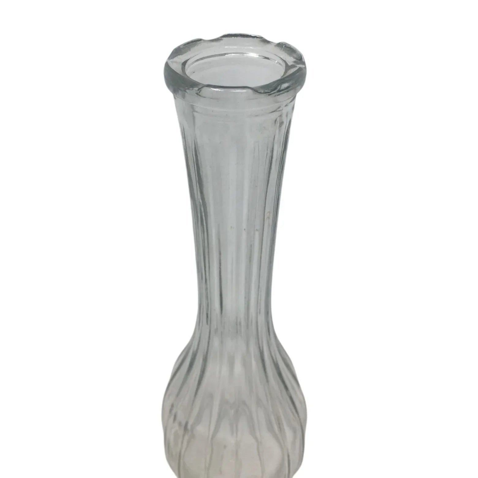 Vintage C.L.G. CO. Clear Glass Flower Vase/Bud Vase - CLG CO - Vase or Holder - A+ Stuff