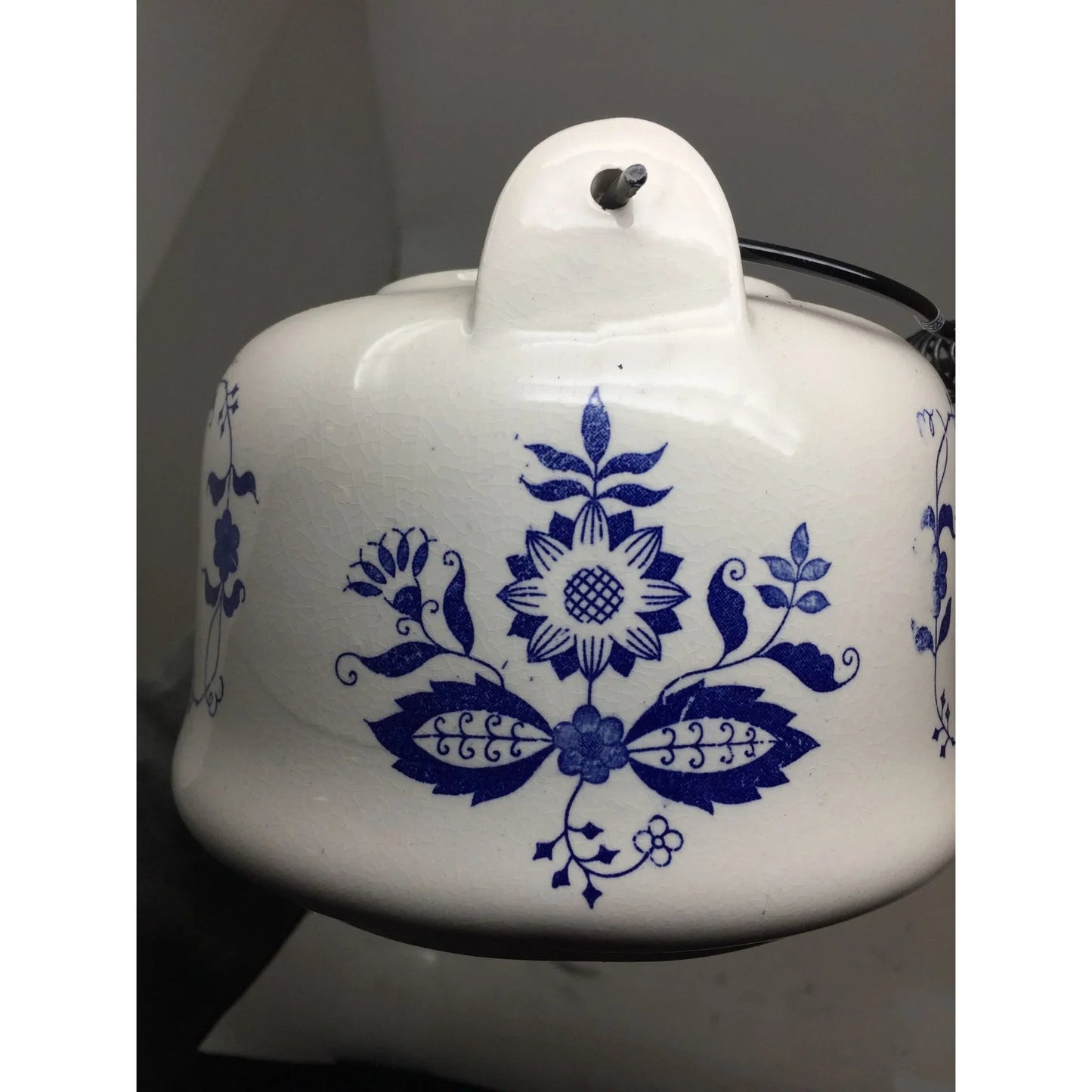 Vintage CM Inc. Chadwick Blue & White Teapot with Handle - CM Inc. Chadwick - teapot - A+ Stuff