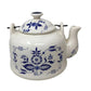 Vintage CM Inc. Chadwick Blue & White Teapot with Handle - CM Inc. Chadwick - teapot - A+ Stuff