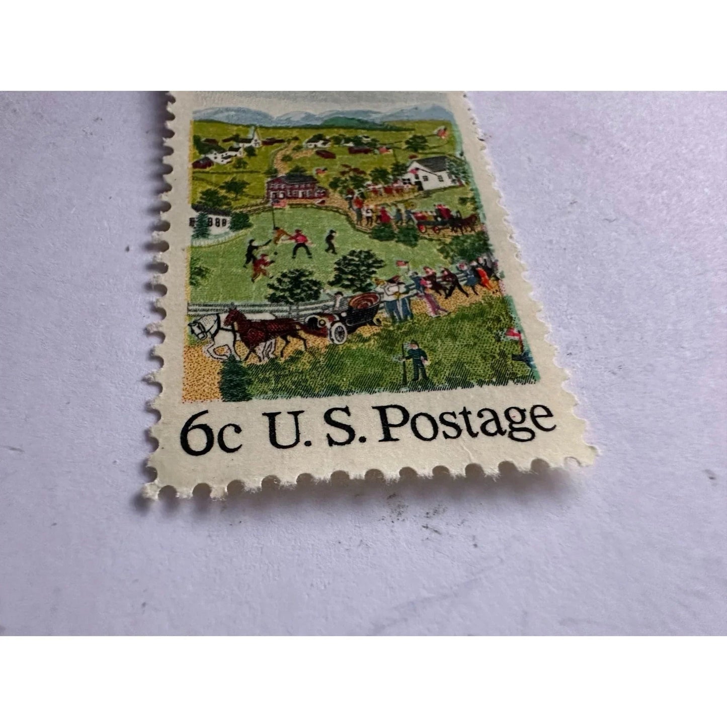 Vintage Collectible Grandma Moses 6 Cent U.S. Postage Stamp - A+ Stuff - Stamp - A+ Stuff