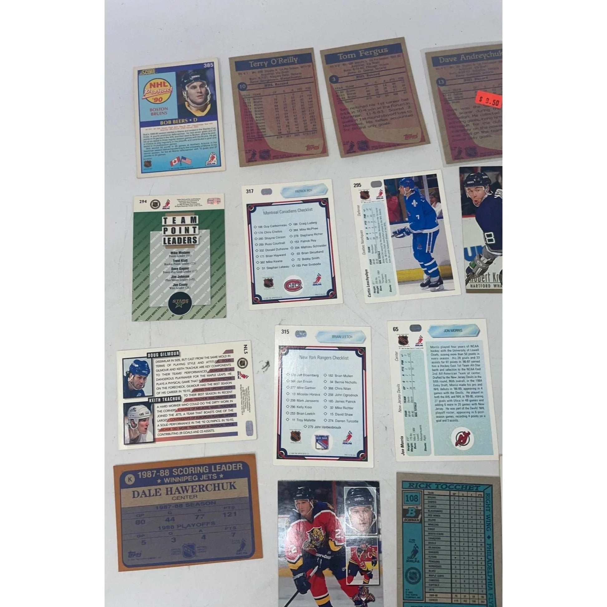 VINTAGE COLLECTIBLE HOCKEY SPORTS CARDS (16) - A+ Stuff - Collectible Trading Cards - A+ Stuff