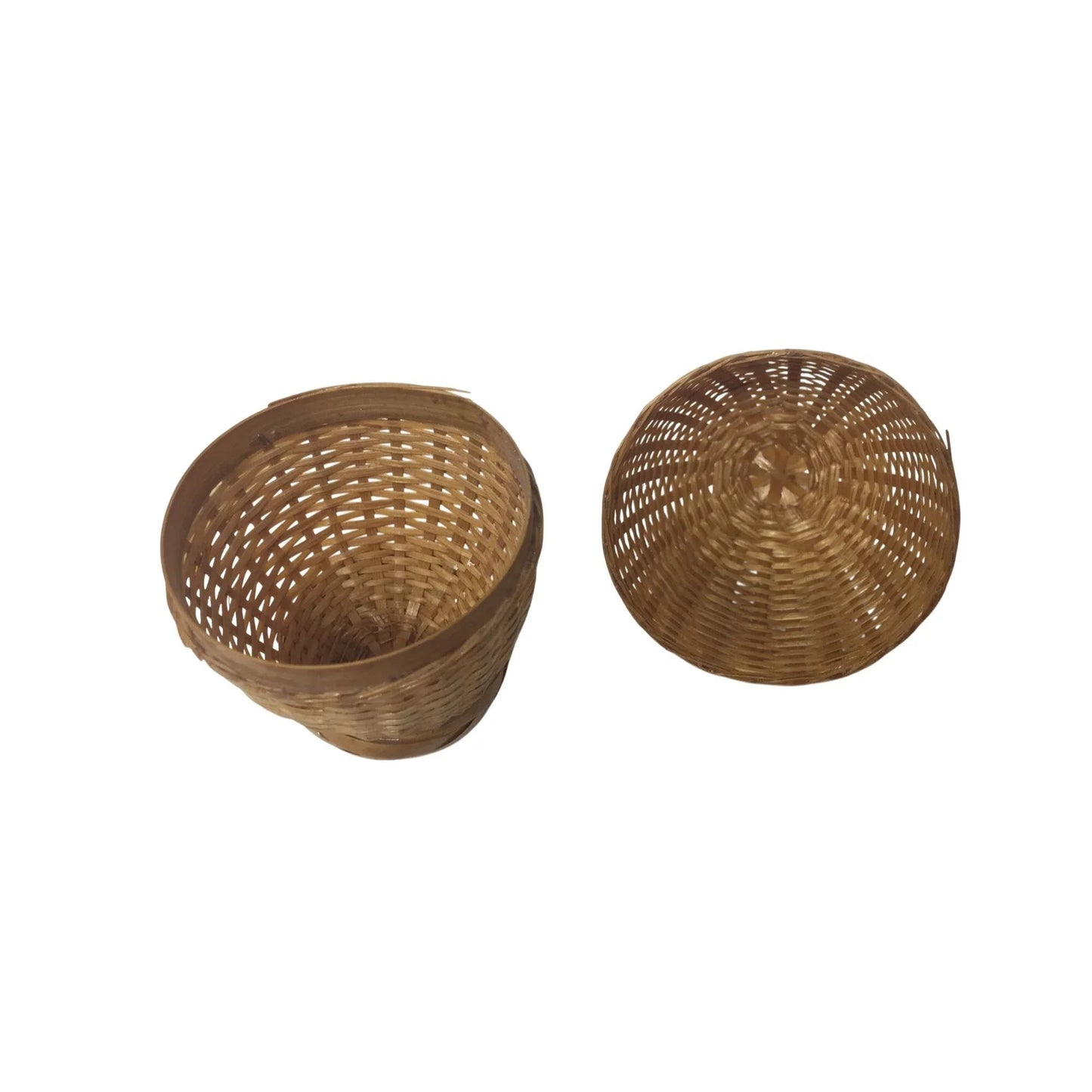 Vintage Collectible Miniature Woven Wicker Lidded Egg - A+ Stuff - Seasonal & Holiday Decorations - A+ Stuff