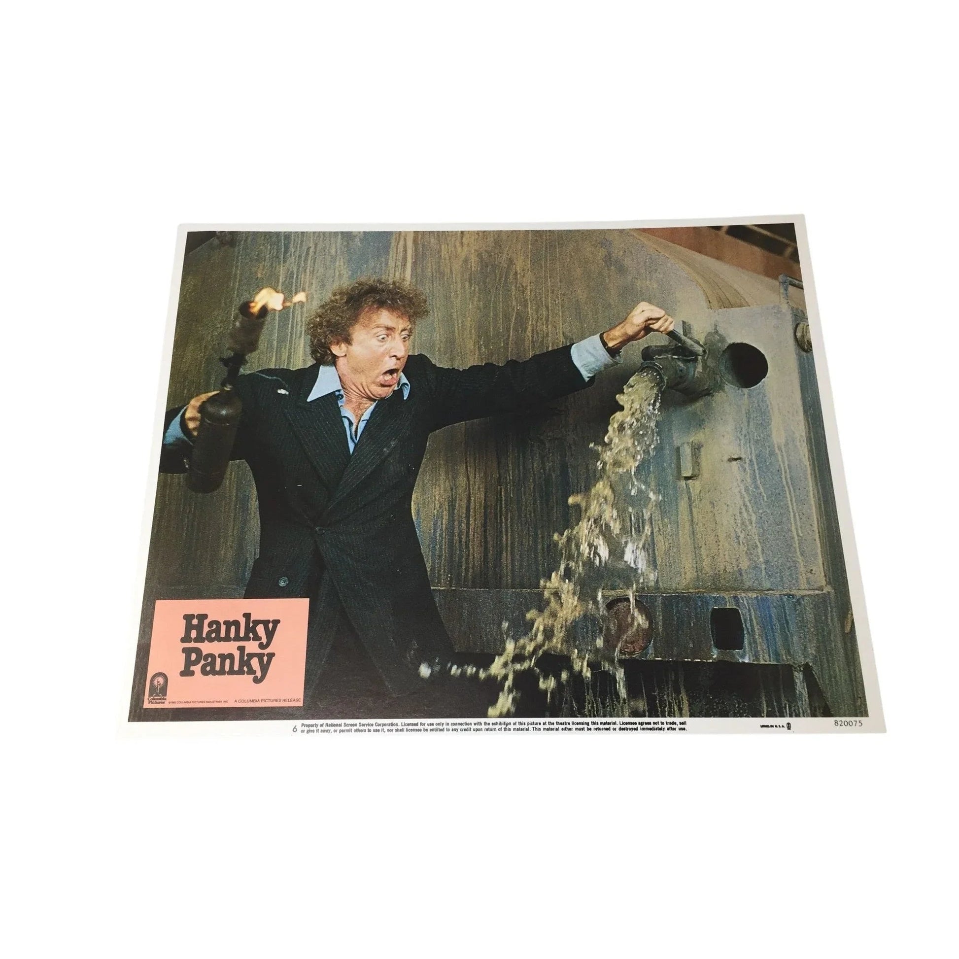 Vintage Collectible Movie Stills Poster- Hanky Panky with Gene Wilder & Gilda Radner - A+ Stuff