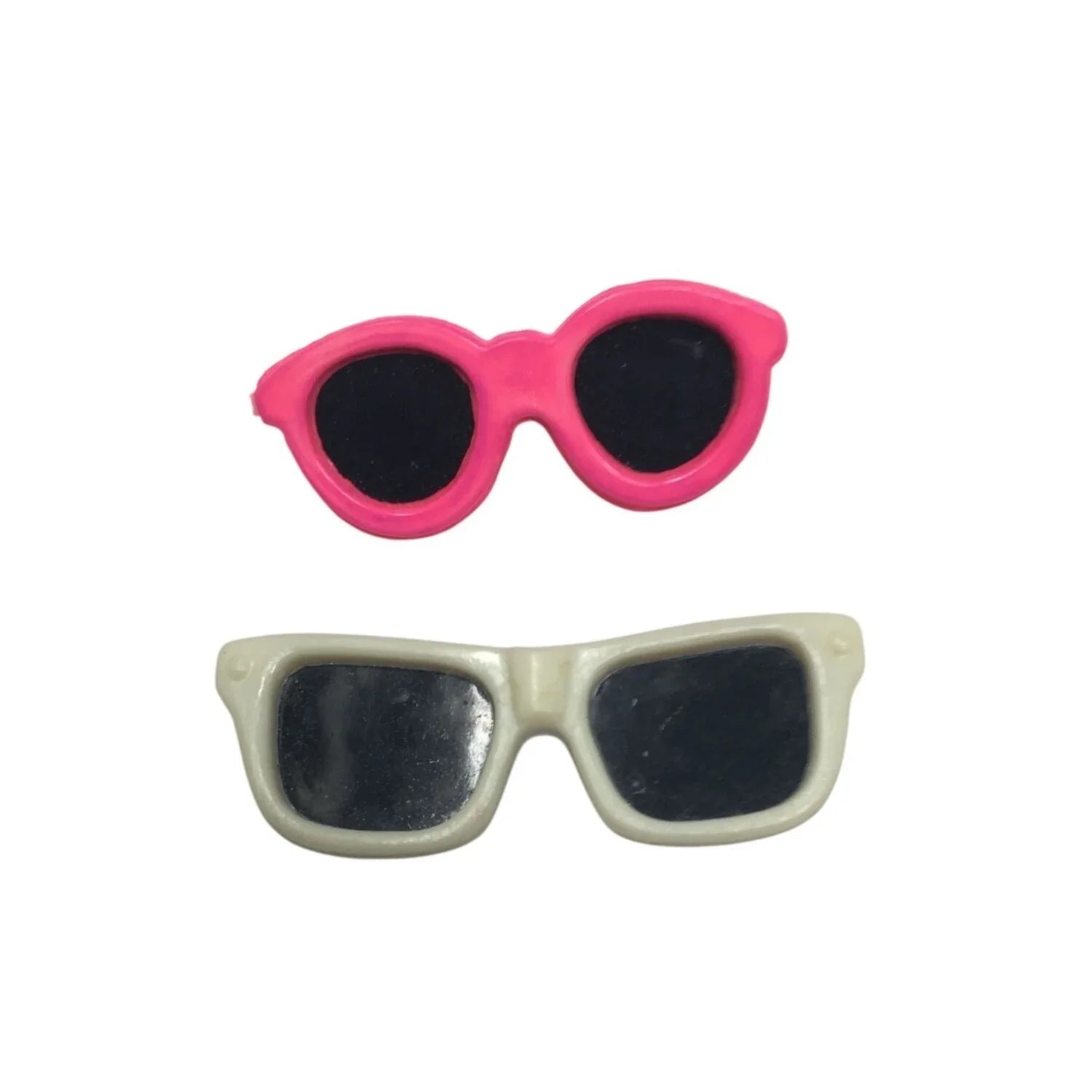 Vintage Collectible Small Sunglasses Pins (2) (One Pink and One White) - A+ Stuff - pin - A+ Stuff