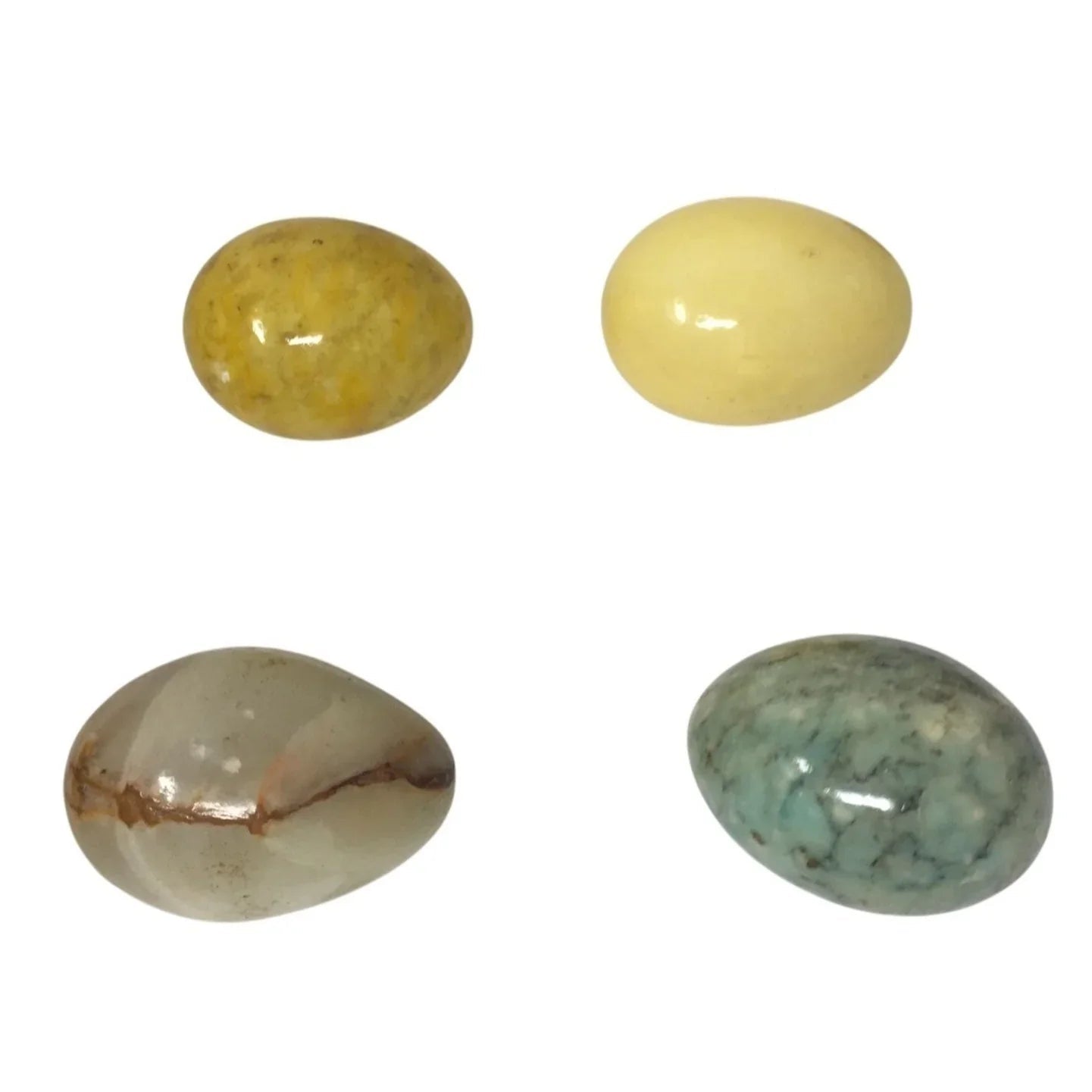 Vintage Collectible Stone/Rock Marble Easter Eggs (4) - A+ Stuff - Seasonal & Holiday Decorations - A+ Stuff