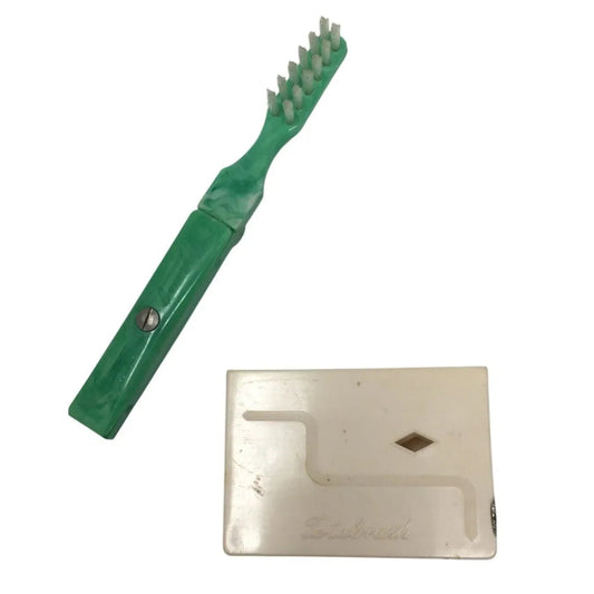 Vintage Collectible Tote - Brush Toothbrush & Case - A+ Stuff - Collectibles - A+ Stuff