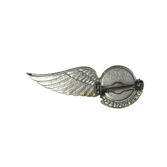 VINTAGE COLLECTIBLE TWA JUNIOR HOSTESS SILVER TONE PIN - A+ Stuff - pin - A+ Stuff