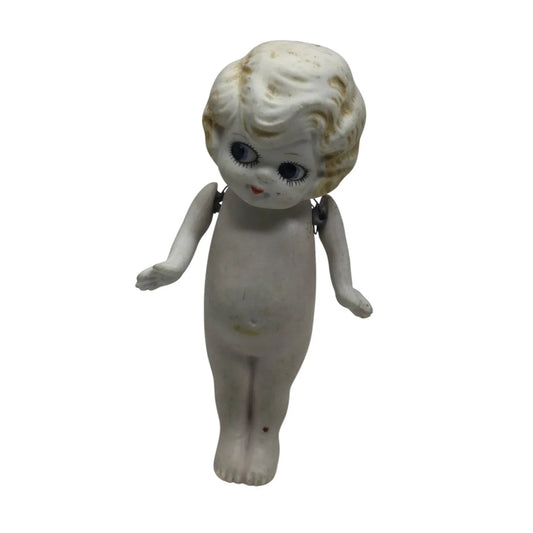Vintage Collectible White Porcelain Kewpie Doll - Made In Japan - A+ Stuff - Dolls - A+ Stuff