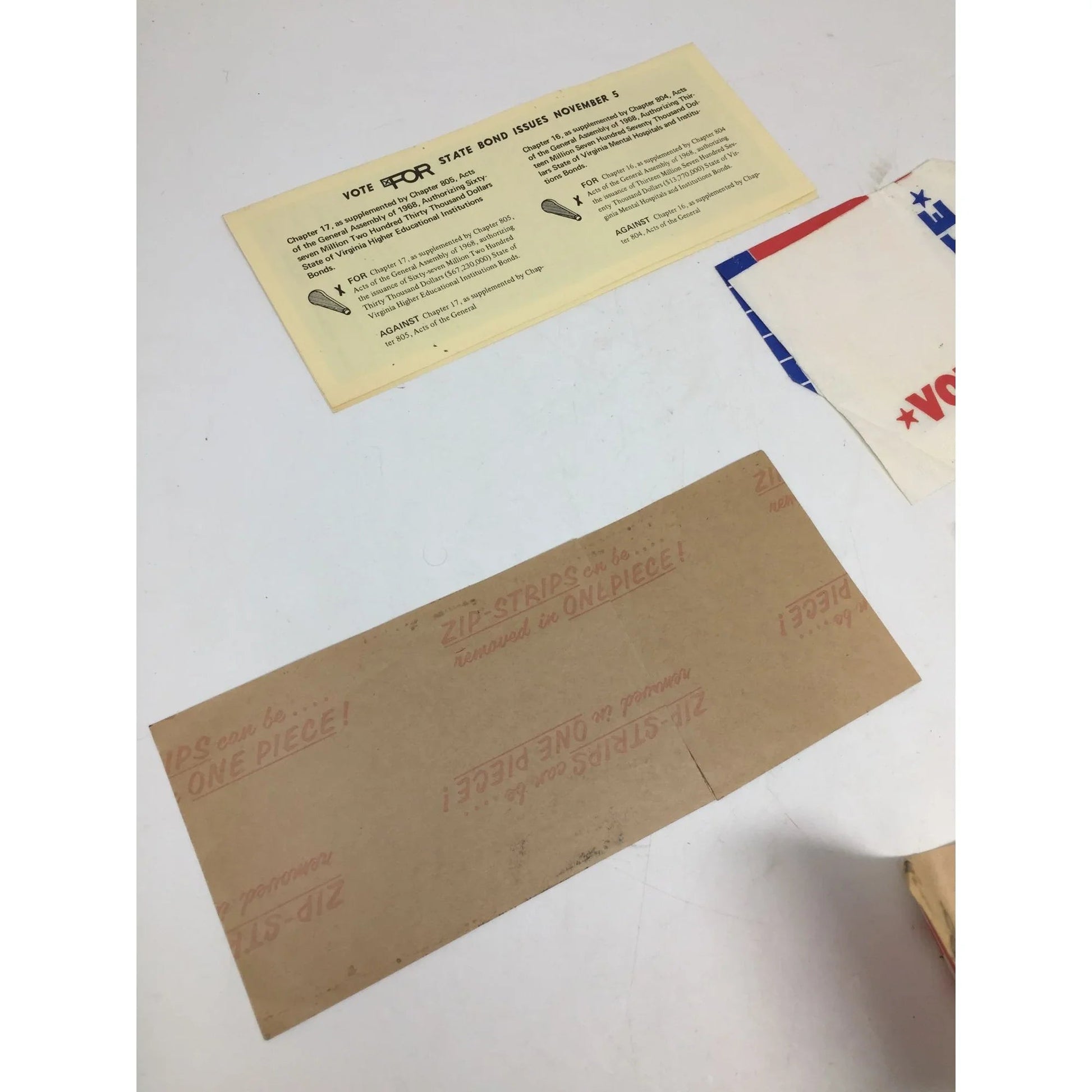 Vintage Collection of Political Stickers, Stamps, Brochures, Etc - A+ Stuff - Collectibles - A+ Stuff