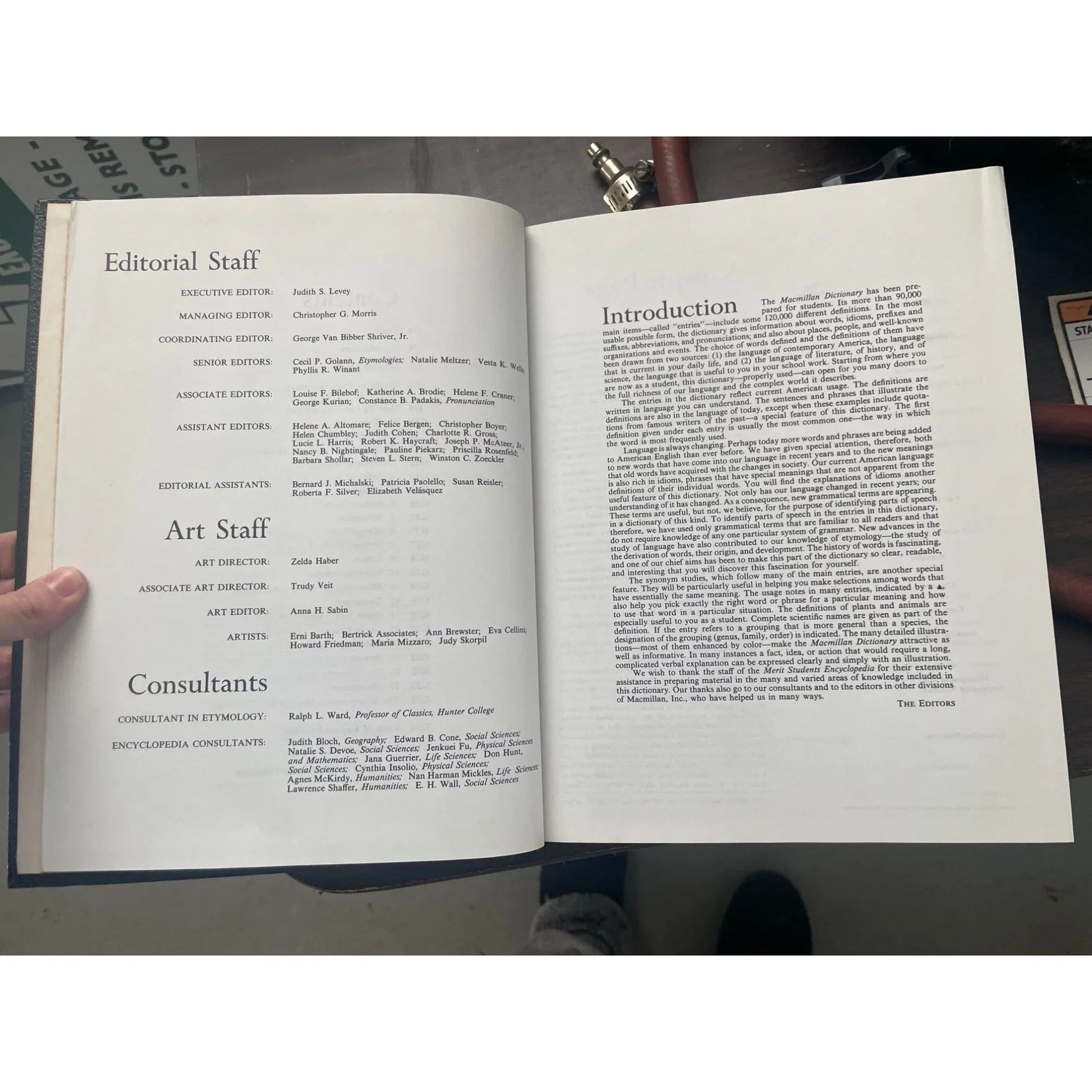 Vintage Collier's Dictionary A to K Hardback Dictionary Book - A+ Stuff - Books - A+ Stuff