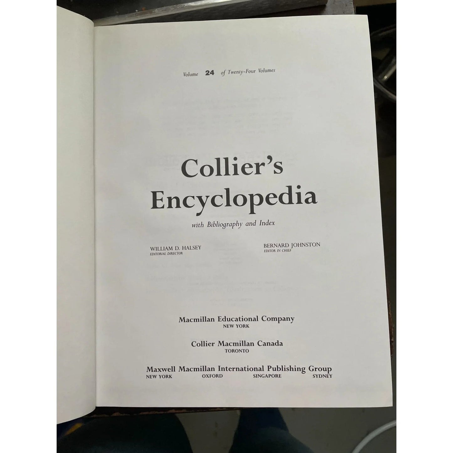 Vintage Colliers Encyclopedia 24 Bibliography Index - colliers - Books - A+ Stuff