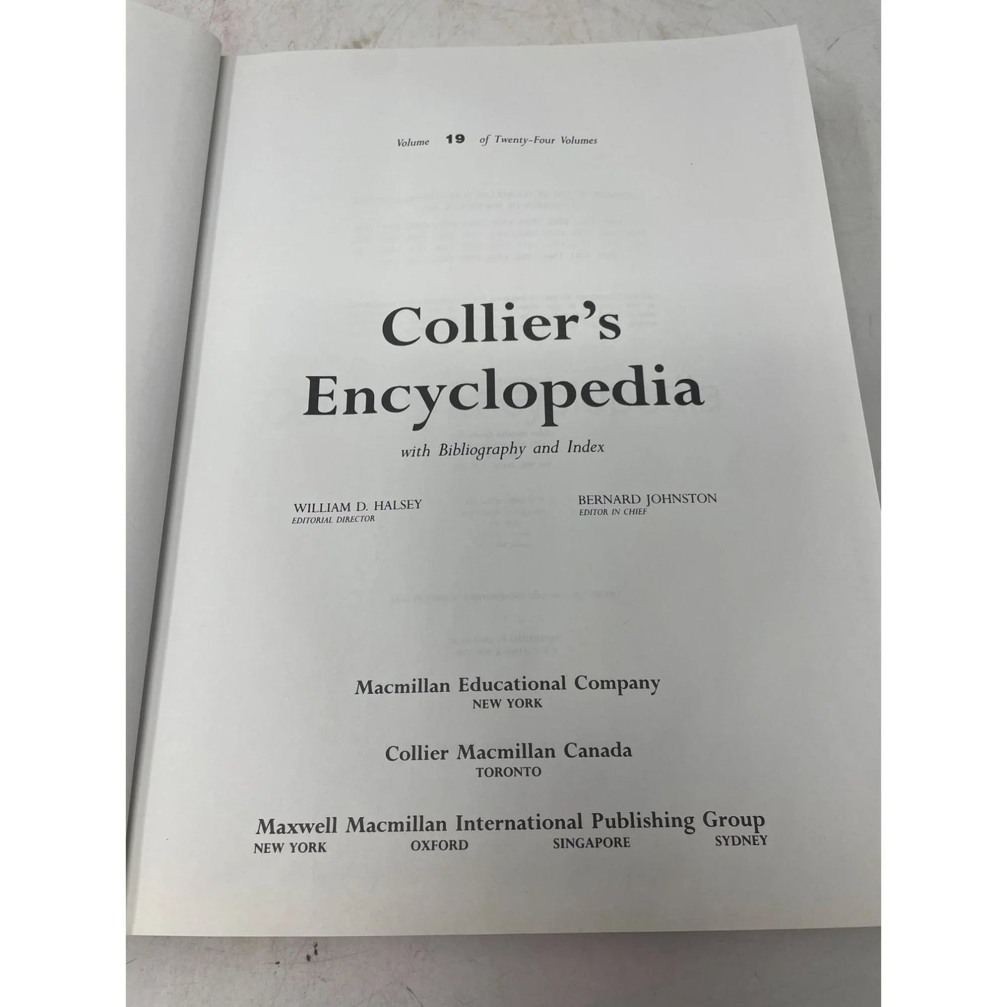 Vintage Collier's Encyclopedia Volume 19 with Bibliography and Index - A+ Stuff - Books - A+ Stuff
