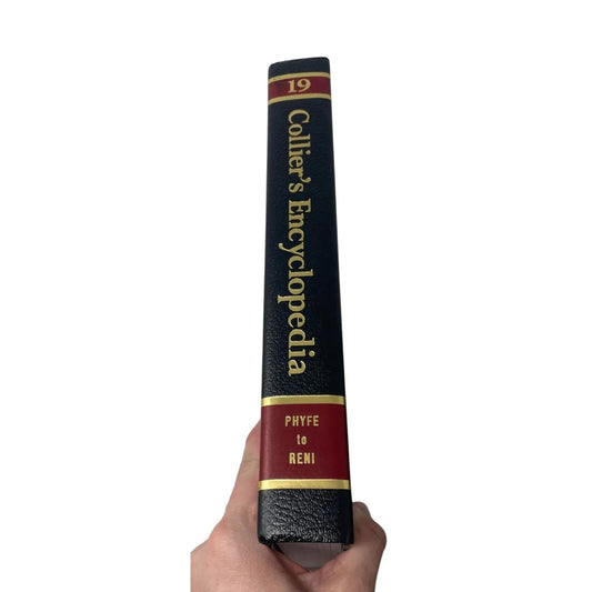 Vintage Collier's Encyclopedia Volume 19 with Bibliography and Index - A+ Stuff - Books - A+ Stuff