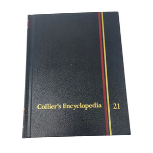 Vintage Collier's Encyclopedia Volume 21 with Bibliography and Index
